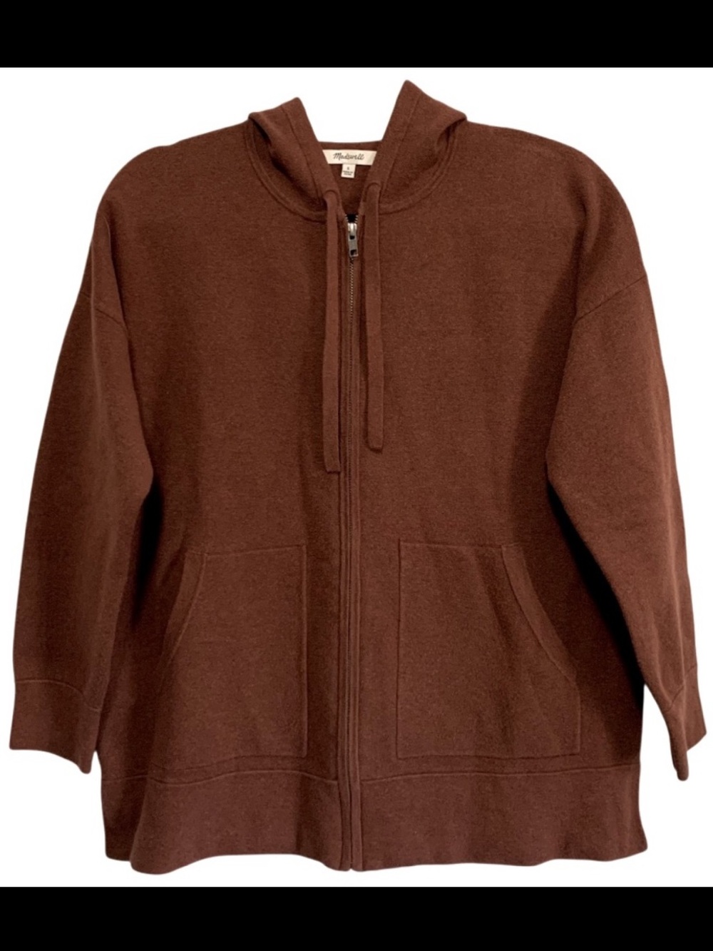 Madewell Zip-Up Front Sweater